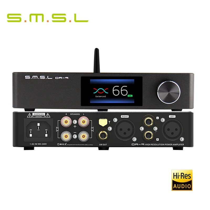 

SMSL DA-9 High Quality Power Amplifier Bluetooth 5.0 Amp APT- X Support DA9 with Remote Control SU-9 SH-9