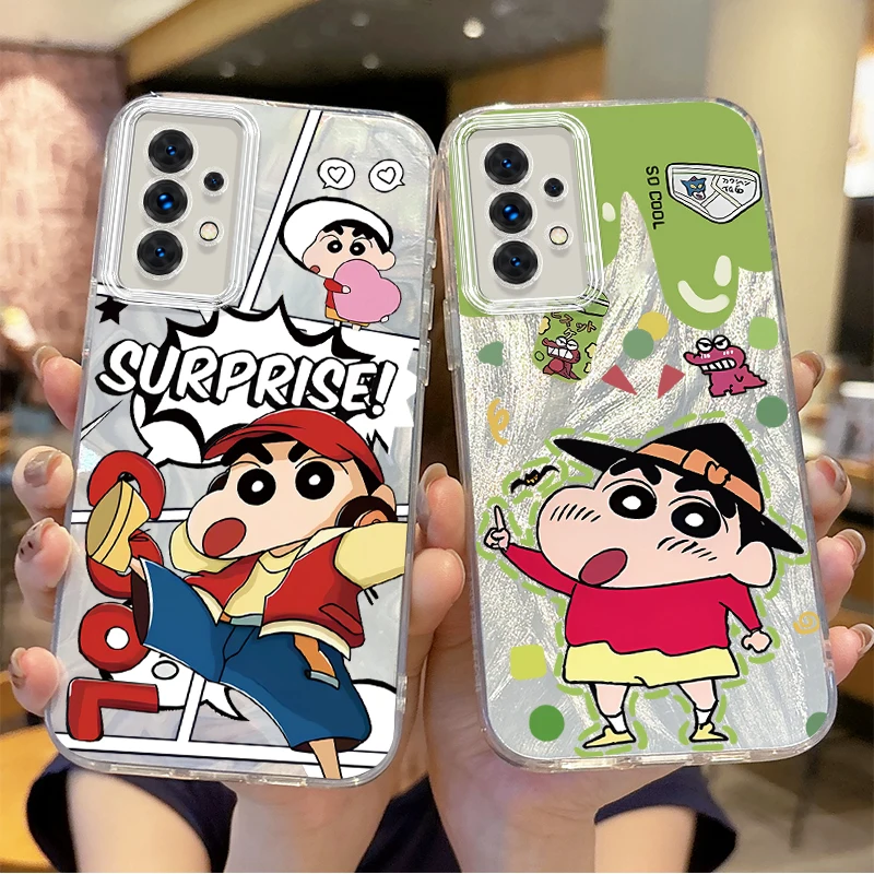 C-Crayon Shin-chan Cartoon Anime Phone Cases for Samsung Galaxy A35 A34 A33 A32 A31 A30 A25 A24 A23 A22 A21 A20 Shockproof Cover