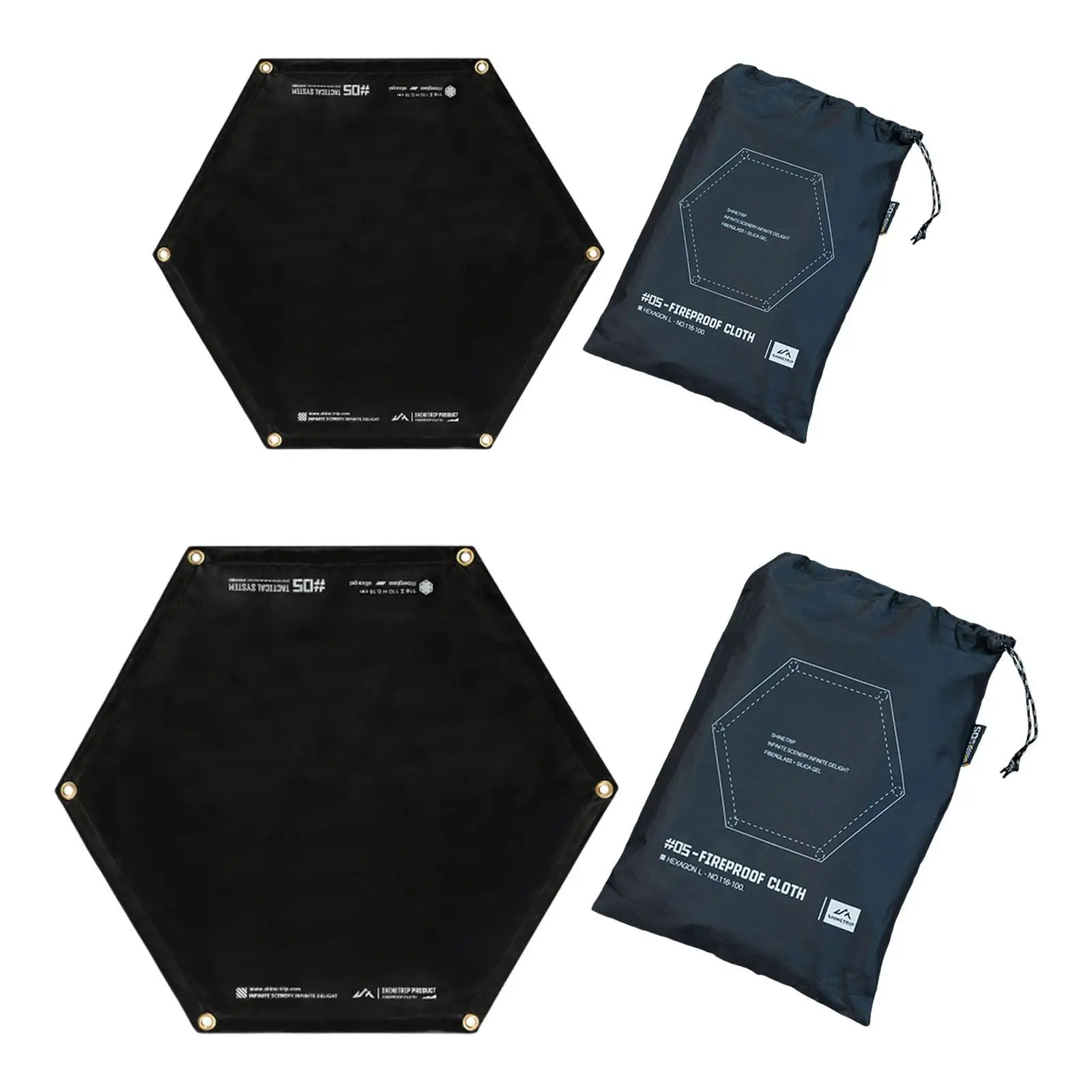 

Fireproof Mat Grill Mat Camping Fire Pit Mat Insulation Pad for Outdoor Yard