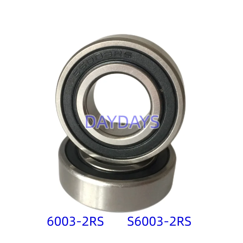 6003ZZ 6003-2RS Bearing 17x35x10 mm S6003Z S6003-2RS 6003 deep groove ball bearing 440C 304C 17*35*10 mm