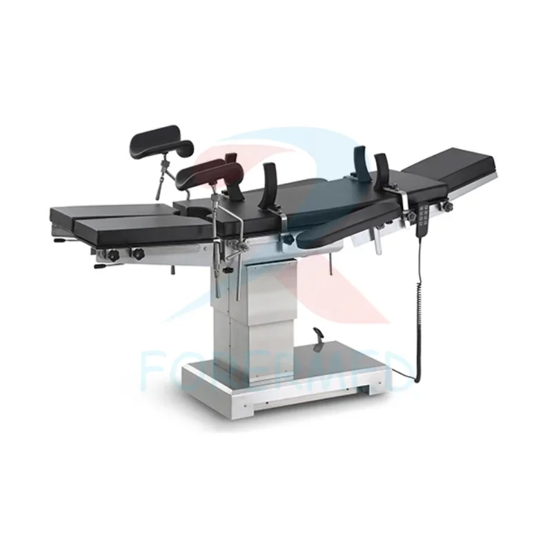 

Medical OT Electric Operating Table Multi-function Electric C-arm Surgical Operation Bed Use with Skull clamp compatible