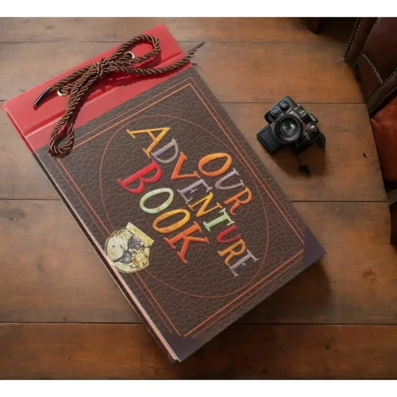 

DIY Anniversary Christmas Couple Memorial Gift Our Adventure Book Diary Album Scrapbook Album Travel Souvenir Guestbook Handmade