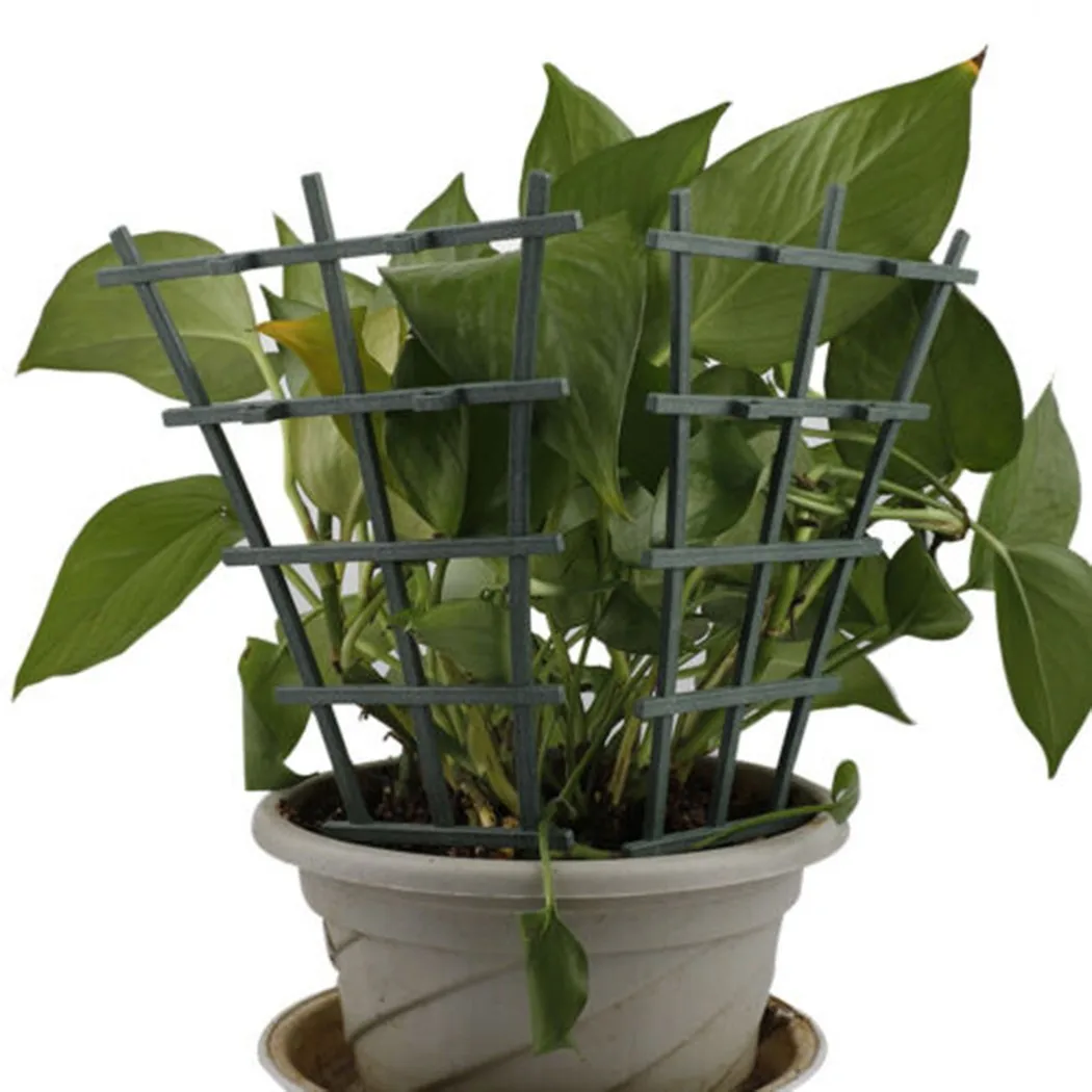 Plant Ties Plant Support Climbing Trellis Flowers Tie Support Garden Plant Green Growing Cages Stake Plastic Sale