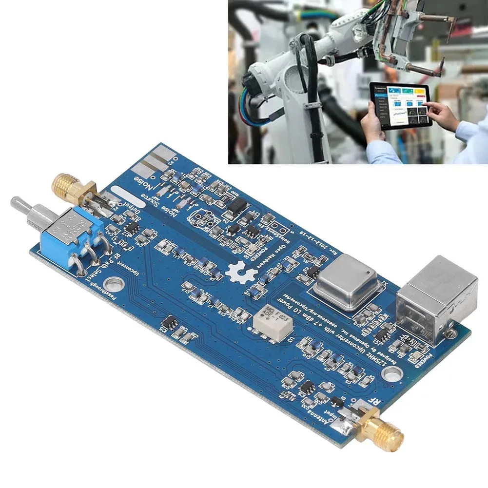 125MHz Upconverter Kit With Wiring Cable Data Cable Variable Frequency Upconverter Board For RTL2832+R820T2 Receiver Accessories