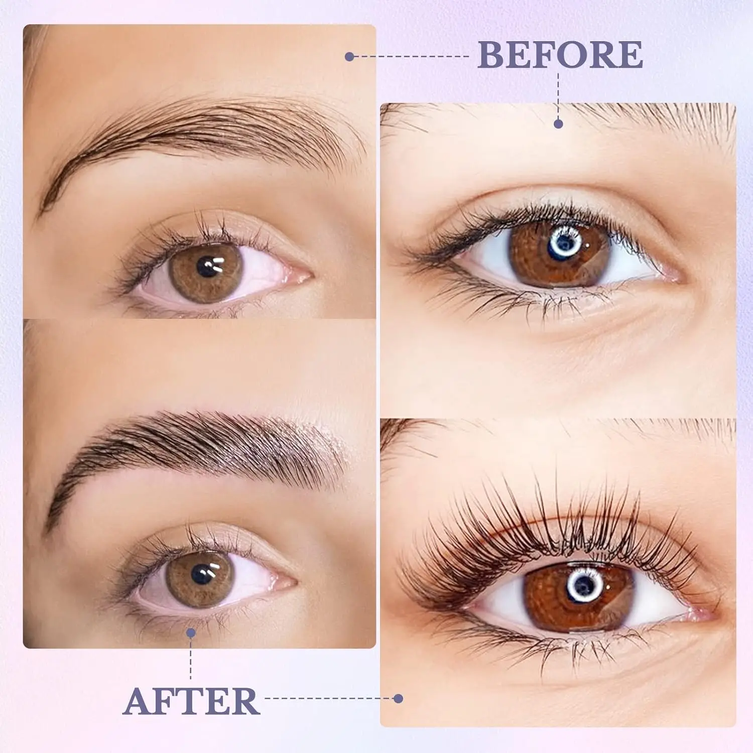 Libeauty Wimperlift Kit Lash Perm Kit Lash Lift Kit Verbeterde Curling Individueel verpakt zakje LashLifting met compleet gereedschap