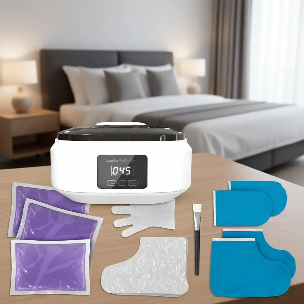 

Подогреватель воска для депиляции рук - 3400 мл, регулируемая температура, увлажняющий спа-эффект, мягкая и гладкая кожа дома