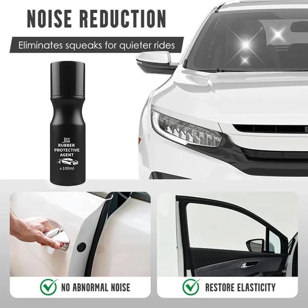 100 مللي مكيف السيارة المطاطي شريط مطاطي وكيل الصيانة عامل التليين يزيل الضوضاء المطاط الأنظف لسيارة SUV Veh P4C6 #3