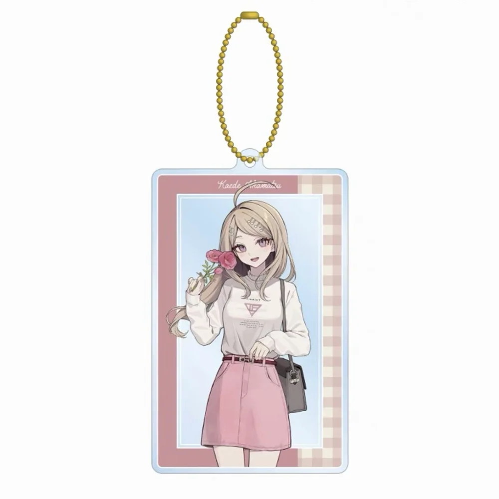 Danganronpa V3 Anime Nagito Komaeda Kaede Akamatsu Nanami ChiaKi Acrylic Figure Keychain Pendant Model Backpack Decoratio Gift