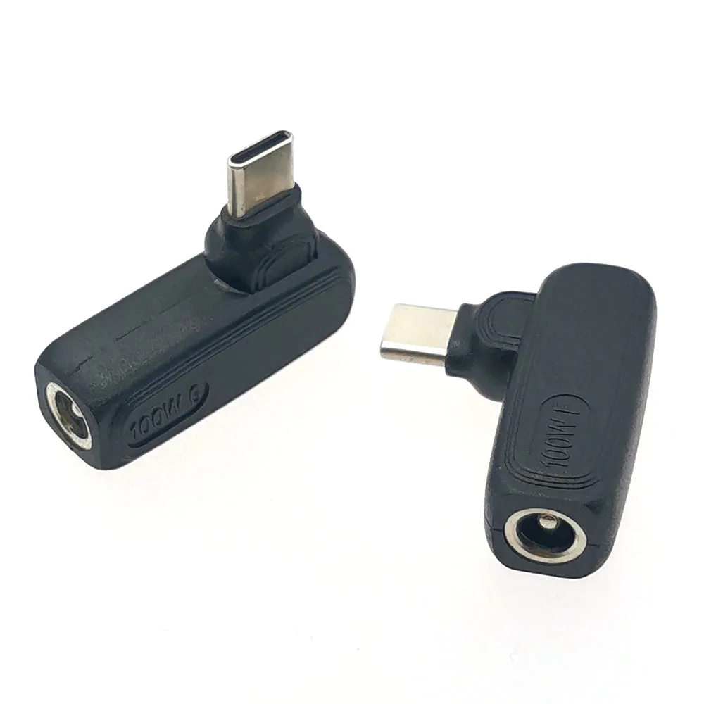 1pc 100W DC 5.5*2.1 5.5*2.5 Female To USB Type C Plug Universal Laptop Charger Converter PD Power Adapter Connector For Lenovo H
