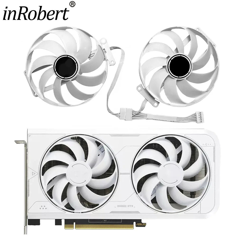 

For ASUS RTX 3060 Ti GDDR6X 8GB DUAL WHITE OC Video Card Fan 90mm RTX3060Ti Graphics Card Replacement Fan