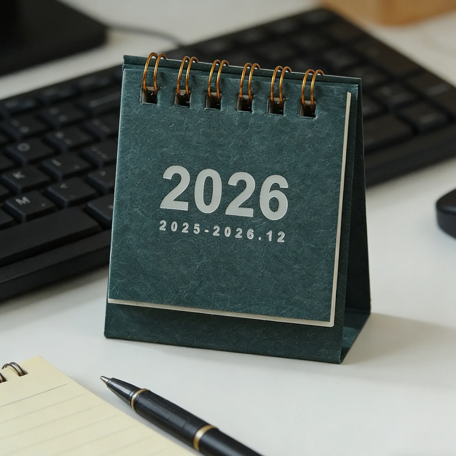 

Mini Desk Calendar 2026 Simple Style Portable Desktop Small Size Planning Calendar