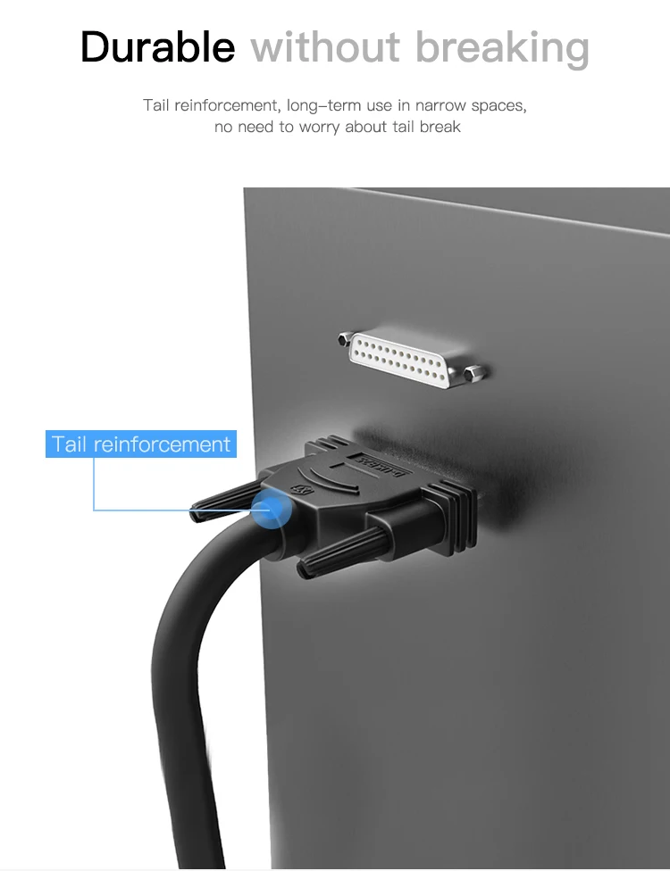 DB25 Parallel Cable Male to Male Female For Laser Printer DB25 Pin Converter Extension Cable 1.5M 3M 5M 10M