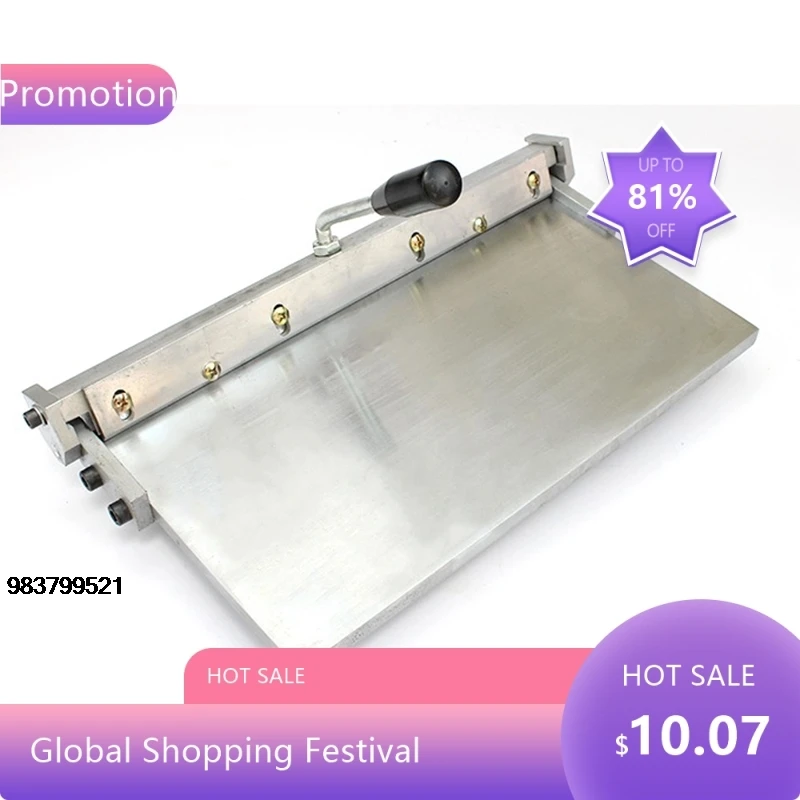 

18422025 12/14 дюймов, ручной складной станок из нержавеющей стали, ручной гибочный станок, машина для биговки кошелька, склеивание кожи