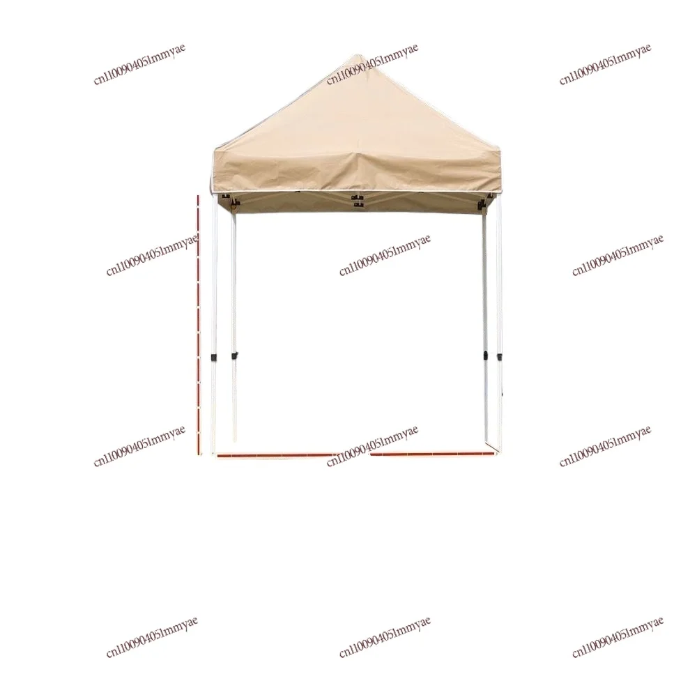 Four-legged Umbrella Tent for Outdoor Stall Outdoor Khaki Umbrella Carport Canopy Four-corner Awning