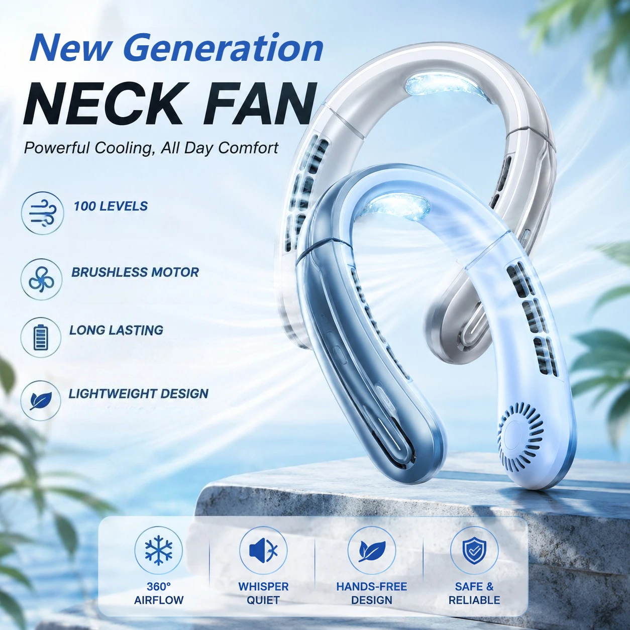 Thumbnail 4 - #44 Wearable Neck Fans Discount Picks