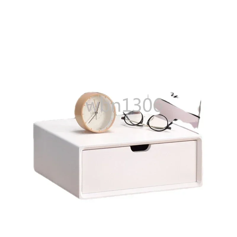 

Solid wood desktop drawer type multi-layer item storage cabinet office A4 paper finishing storage box