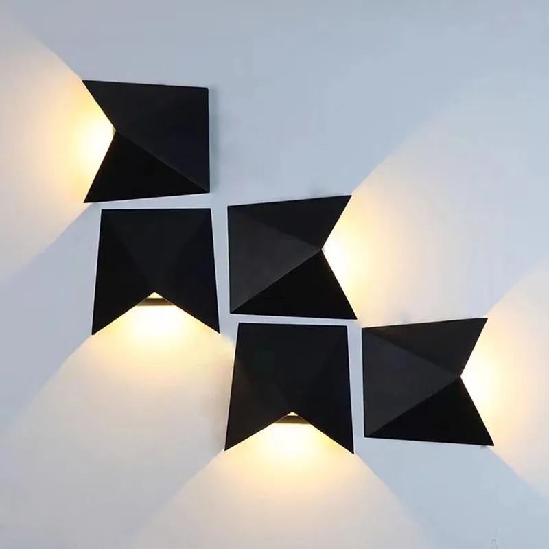 Outdoor Waterproof Wall Lamp LED Waterproof Lights Modern Innovative DIY Design Lamp Bedroom Background Wall Lamp Fixture