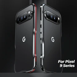 Luxury Metal Bumer For Google Pixel 8 9Pro XL Case Pixel10 Pro Frame Aluminium Lightweight Shockproof Skin+Camera Lens Protector