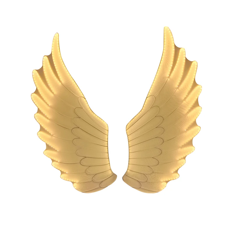 Imagem -05 - Luminescente Angel Wings Lâmpada para Decoração de Casamento Modern Fairy Wings para o Palco do Partido Shining Road Lead Led