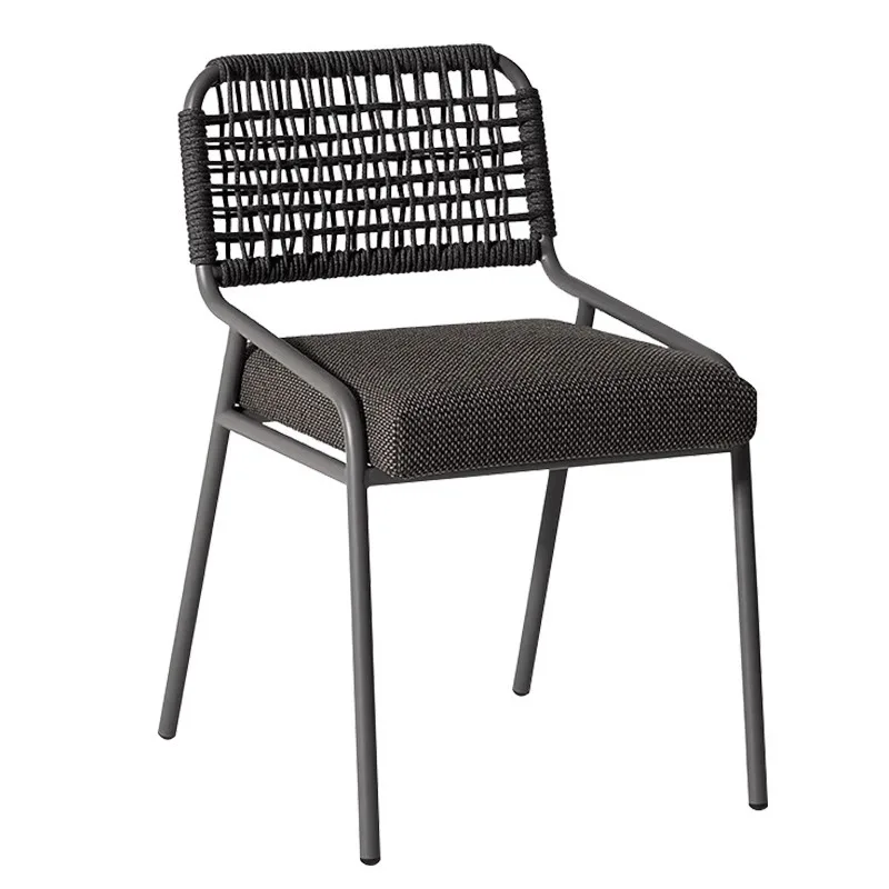 

Nordic outdoor rattan chair combination courtyard garden table and chair outdoor balcony hotel terrace table