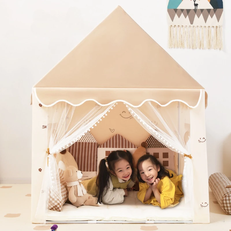 Kinder Spielzeug Zelt Haus Indoor Spielen Sicherheit Kleines Haus Schloss Prinzessin Bequeme Große Schlafen Spielhaus Spielzeug Zelte Häuser