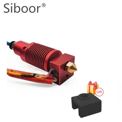 1 PCS 3D Printer Part 12V 24V Assembled Extruder Hotend Kit MK8 Nozzle Aluminum Heat Block for Creality Ender-3/CR-10/CR-10 Pro