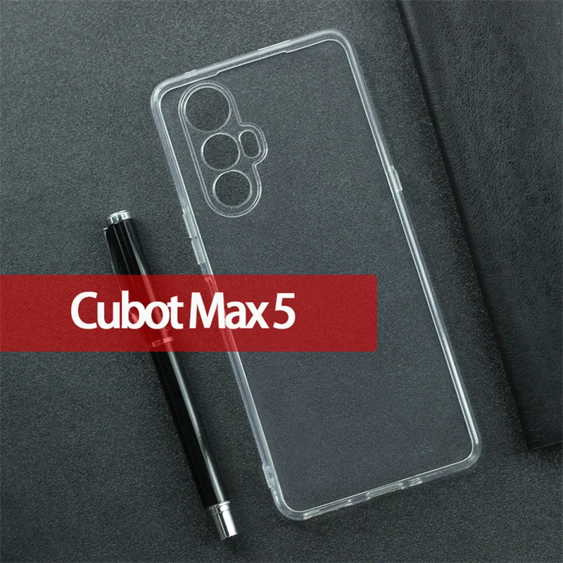 Shockproof Transparent Phone Case For Etui Cubot Max 5 Bumper Shell Ultra-Thin Soft TPU Cover For Funda Cubot Max 5 Silicon Case