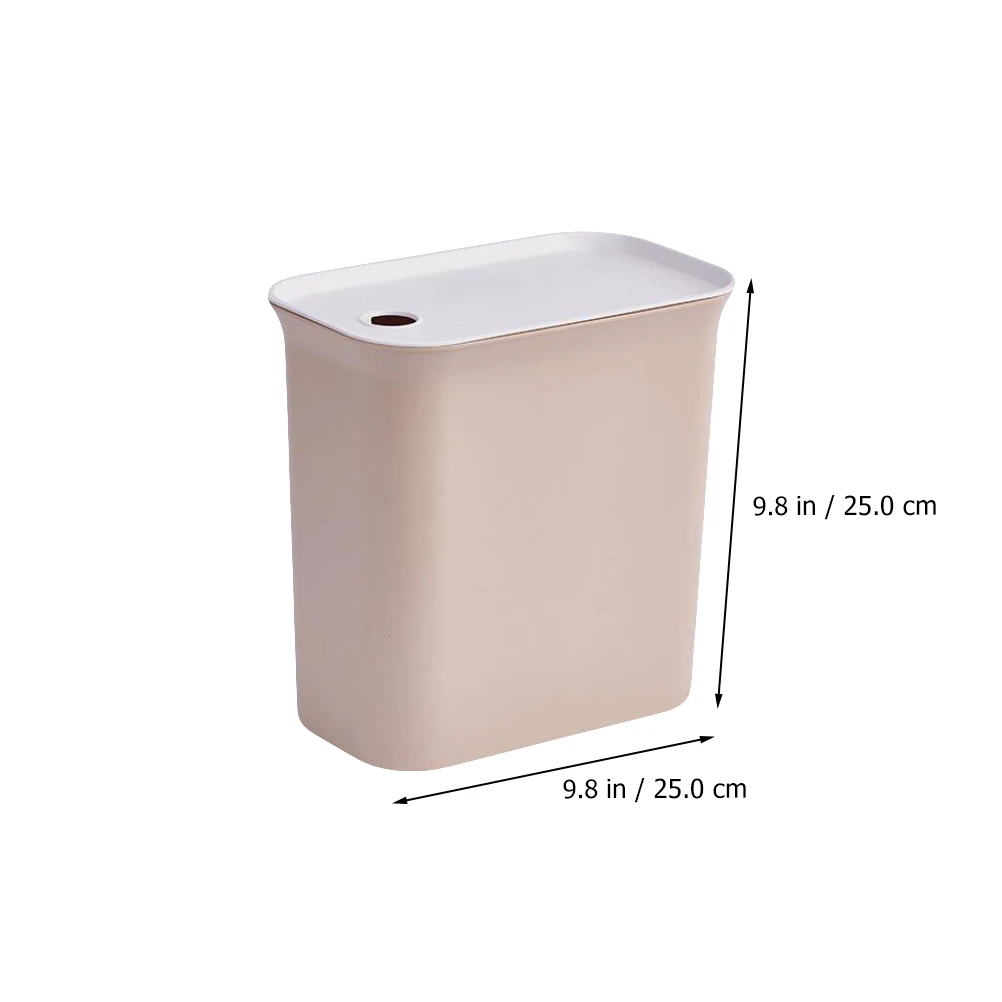 

St Trash Can Large Capacity Kitchen Garbage Can Home Office Waste Basket Floor Rubbish Bucket Household Use Practical Design