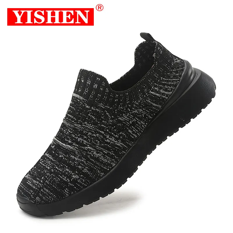 YISHEN Women Casual Shoes Wedge Walking Shoes Ultra Breathable Sock Shoes For Women Running Sneakers Comfort Flying Footwear