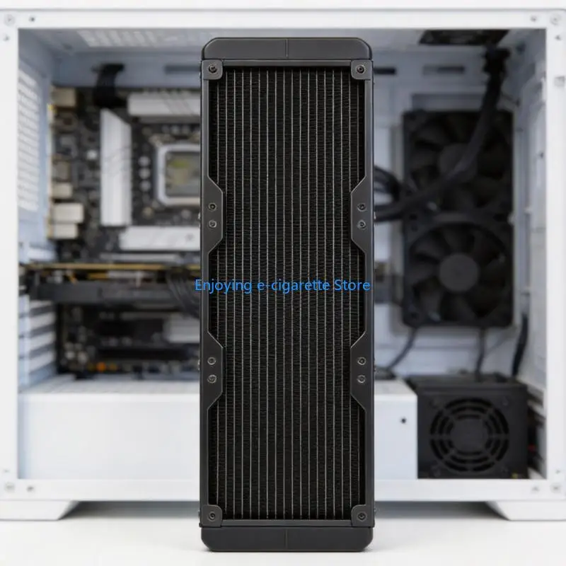 Aluminium-18-Rohr-Flüssigkeitskühlungskühler für PC-CPU-Wasserkühlungssysteme Y4QF – Detail 4