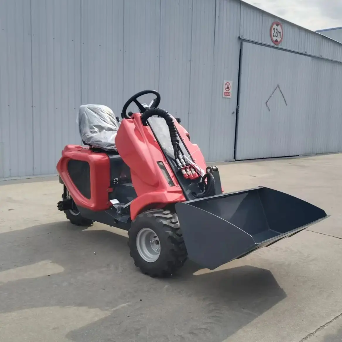 

Sliding steering factory new wheel loader Epa engine three wheel sliding steering loader sold at a low price