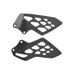 Carbon Fiber Heel Guards Rearset Cover Plates Twill Weave For BMW S1000RR 2009 2010 2011 2013 2013 2014 2015 2016 2017 2018