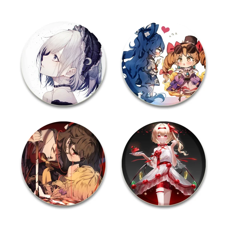 Touhou Project Button Pin, Hot Game, Creative Cute Art Danemark ge for Backpack Decor, GérCollection Cute, GerHandmade Gifts, 58mm