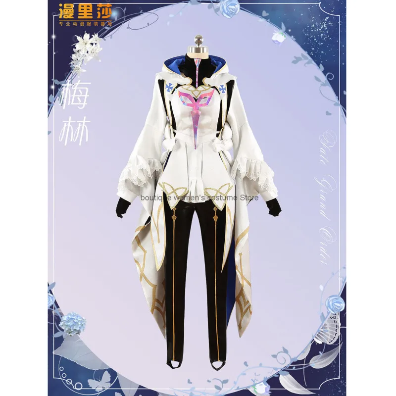 Disfraz de Cosplay de Anime Madeline Fate/Grand Order, Traje de Fate Grand Order Old Merlin Meri Avalon Lady, Preventa de Primera Etapa