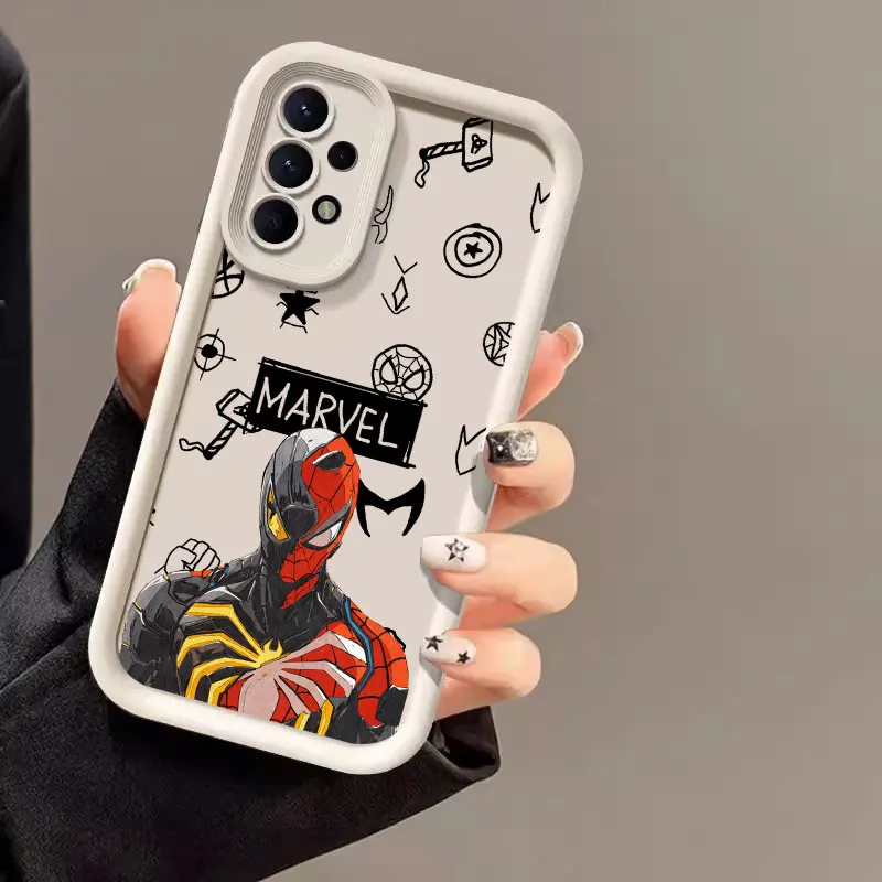 Case For Samsung Galaxy A57 A56 5G A37 A36 A17 A07 A26 A16 A06 A55 A52 A14 A73 A34 Soft Protective Cover Marvel Spiderman Cute view 5