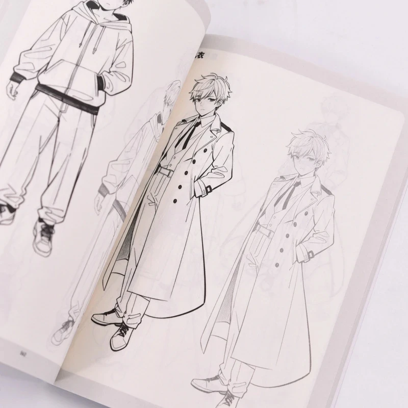 Anime Practice Book! 100 Examples of Anime Character Sketches and Line Art for Coloring: Partial and Dynamic Edition