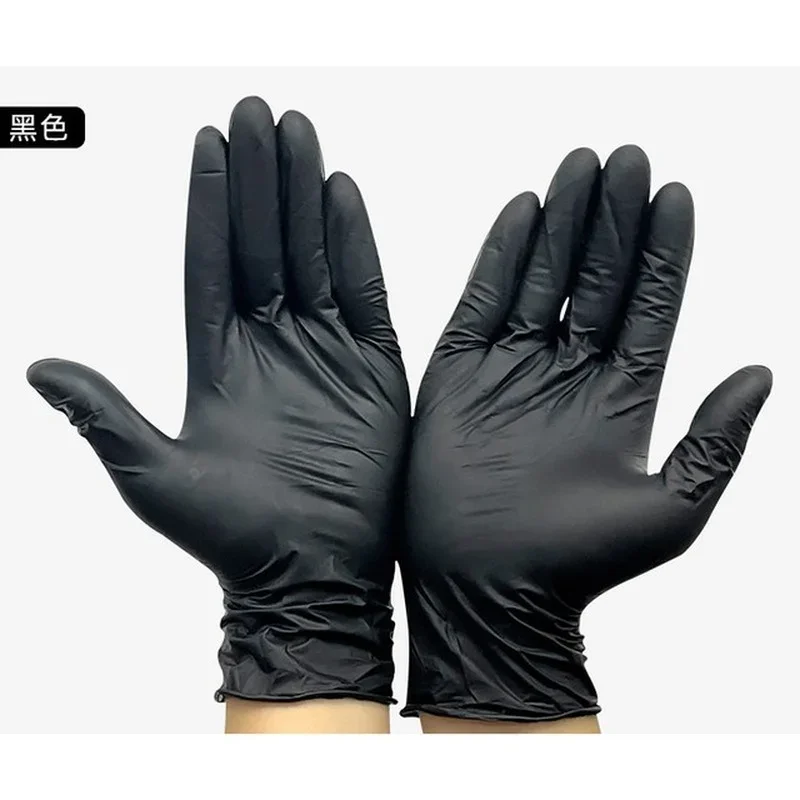 Disposable Nitrile Gloves Free Powder-Free Exam Glove Size Latex Vinyl Synthetic Hand Protector Work Gloves