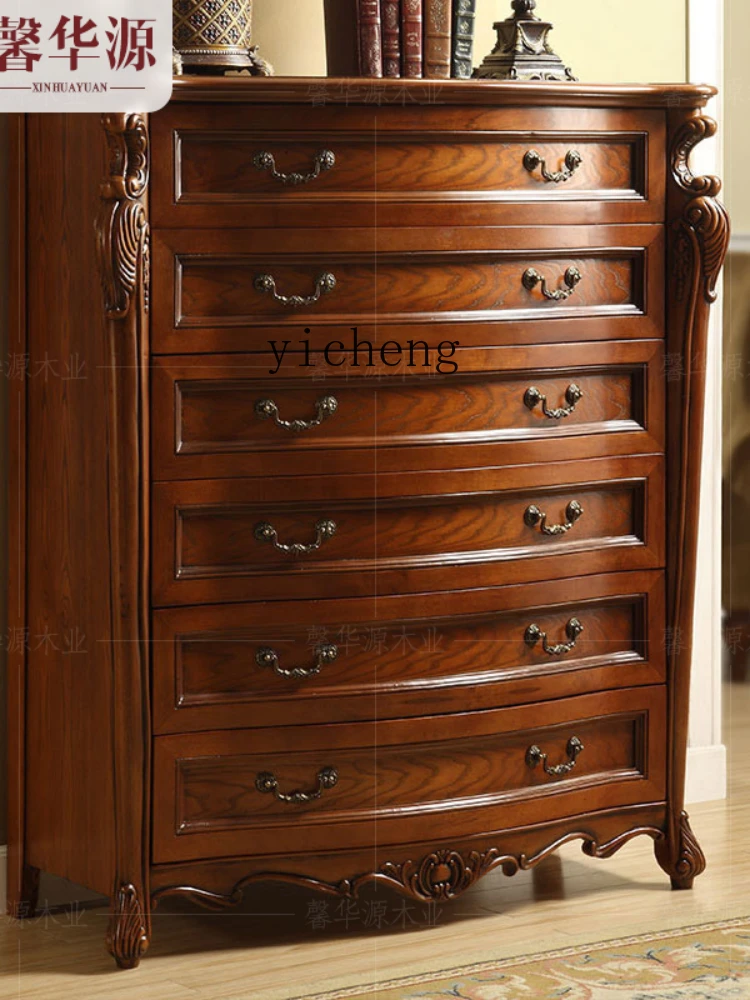 Yy Chest of Drawers European Entry Lux Chest of Six Drawers Locker Living Room Chest of Drawer