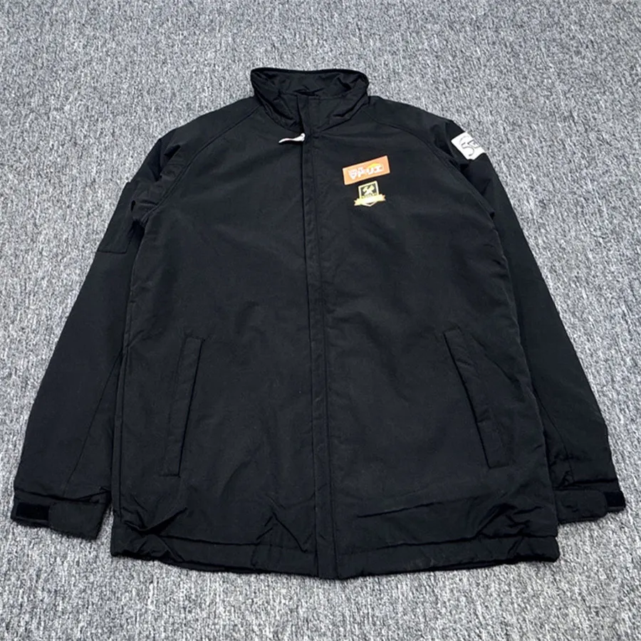 

Мужская легкая демисезонная куртка-пуховик из хлопка с воротником-стойкой, повседневная, водонепроницаемая, свободного кроя, для активного отдыха, осень-зима