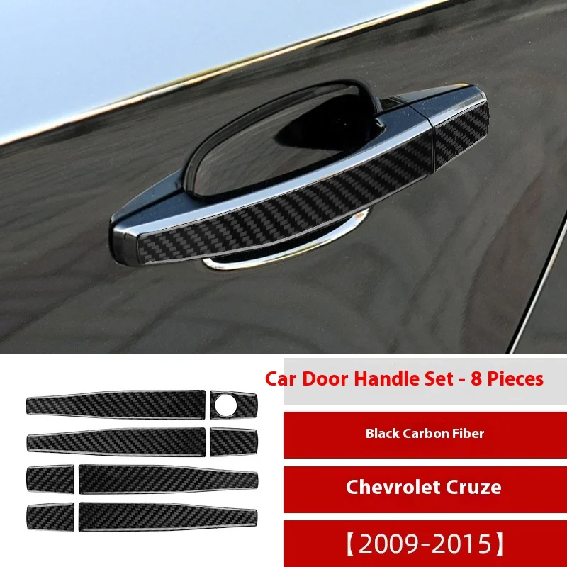 

For Chevrolet Cruze 09-15 Carbon Fiber Door Handle Car Interior Modification Decorative Sticker