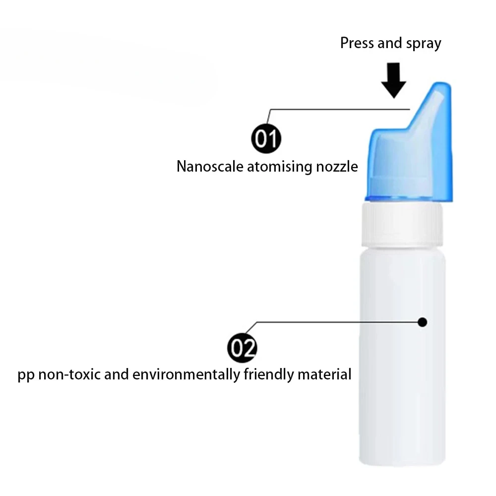 

70ML Nose Cleaner Infant Rhinitis Nasal irrigator Washer Spray Bottles Atomizer Nasal Wash Cleaners Avoid Allergic Rhinitis Neti