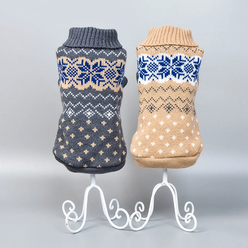 

2Pcs Dog Wearing Decoration Pet Clothes Set Trendy Design Warmth Retaining Fabric Suitable for Daily Wear Sleeping Gift for Pet