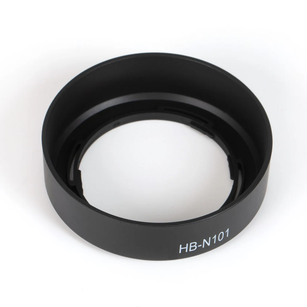 HB-N101 para Nikon 1, 10-30mm f/3,5-5,6 VR, parasol de bayoneta de plástico negro