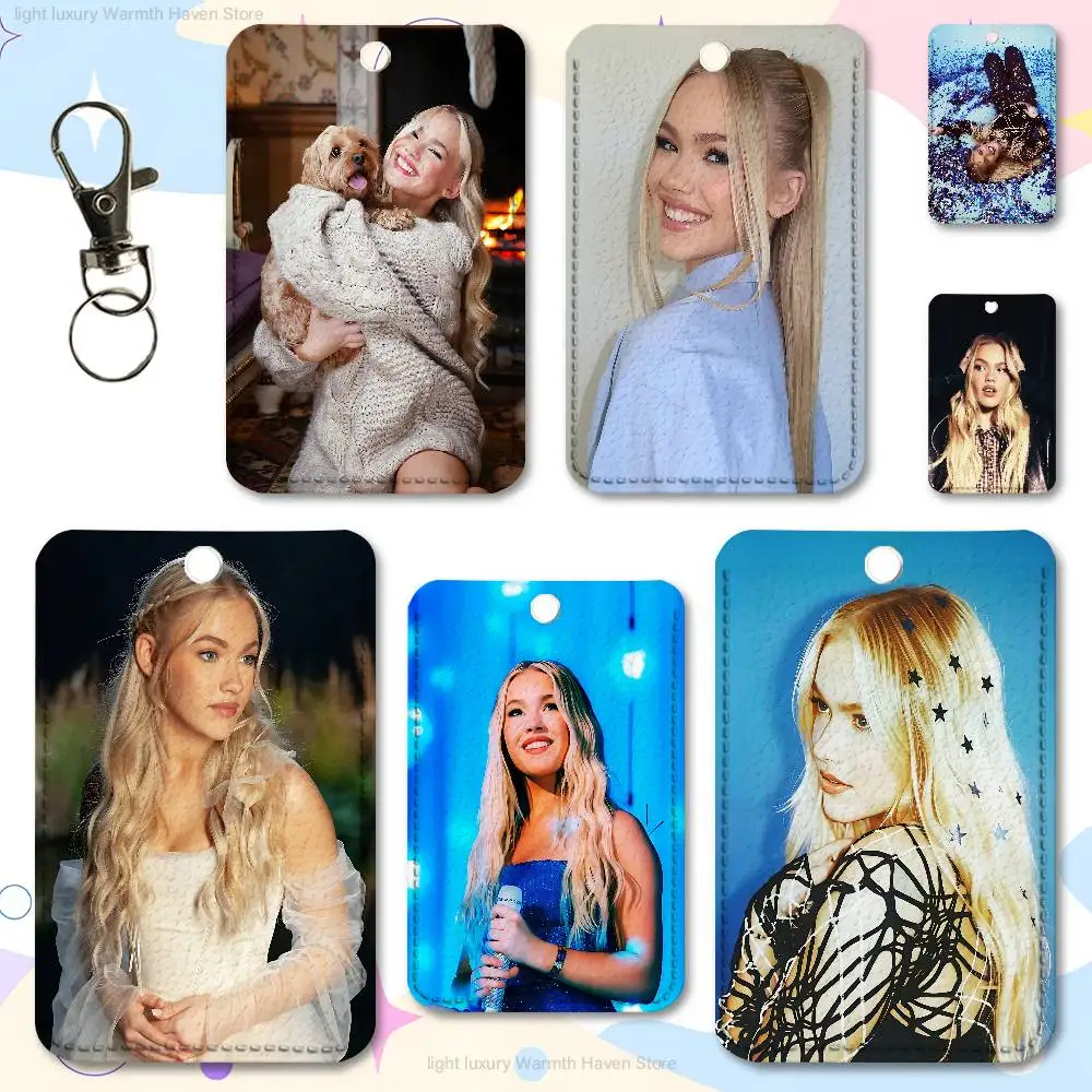 

F-Freya Singer S-Skye Custom Access Card Case Leather Card Holder Transportation Card Case Gifts