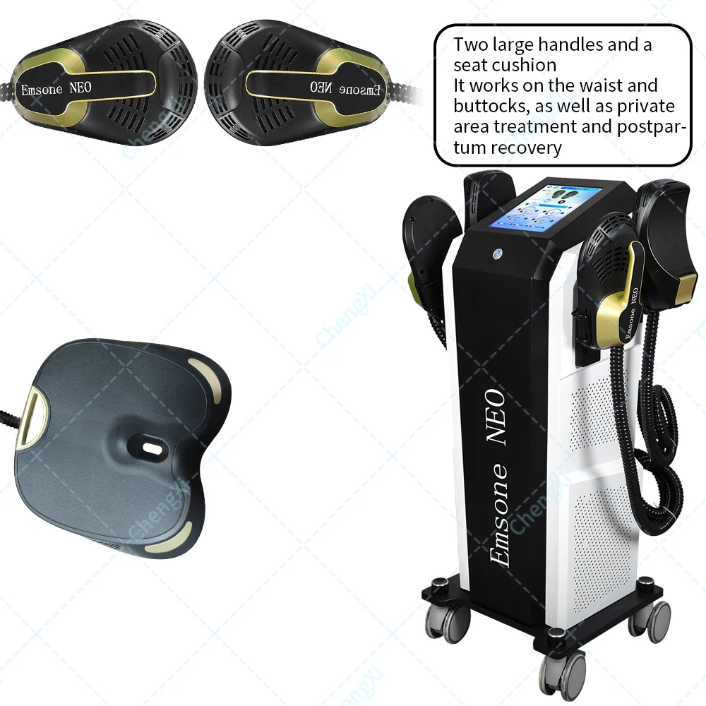 

2025 New in 15Tesla Emsone NEO Machine with 2 4 5 Pcs RF Handles With Pelvic Stimulation Pads