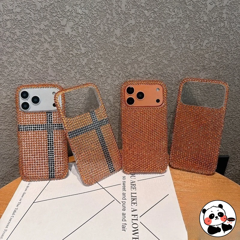 

Vibrant Orange Rhinestone Phone Case For Honor Magic 8 7 6 Pro Lite Ultimate 5 4 Pro Lite 3 GT Pro Power View 10 Lite Cover
