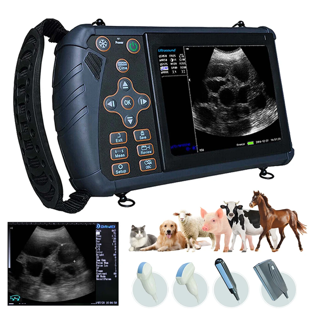 

Portable Veterinary Ultrasound Scanner, Vet Pregnancy Check Handheld Ultra Machine, for Pig Sheep Cow Horse Dog Cat Use