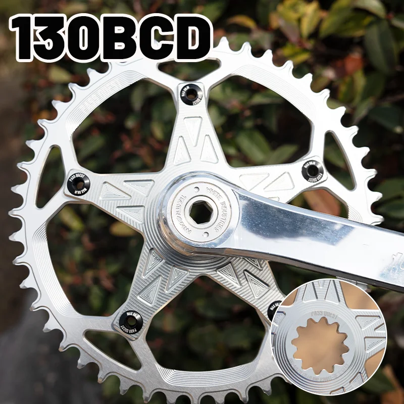 

130bcd Adapter Converter For Raceface Xxe Sprill Crank To 130bcd Hollow 5-Screw Front Star For Bicycle Folding Bike