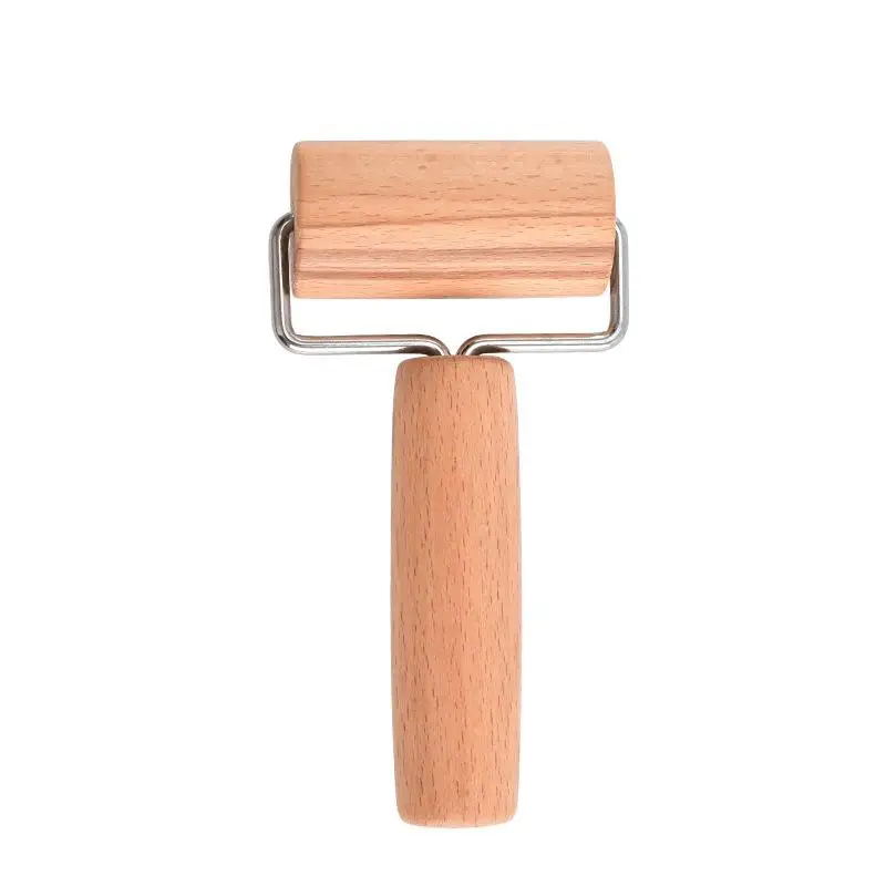 ㉤Wooden Rolling Pin Hand Dough Roller For Pastry Chapati Pasta Bakery Pizza Kitchen Tool Double Head Rolling Pin Flour Stick