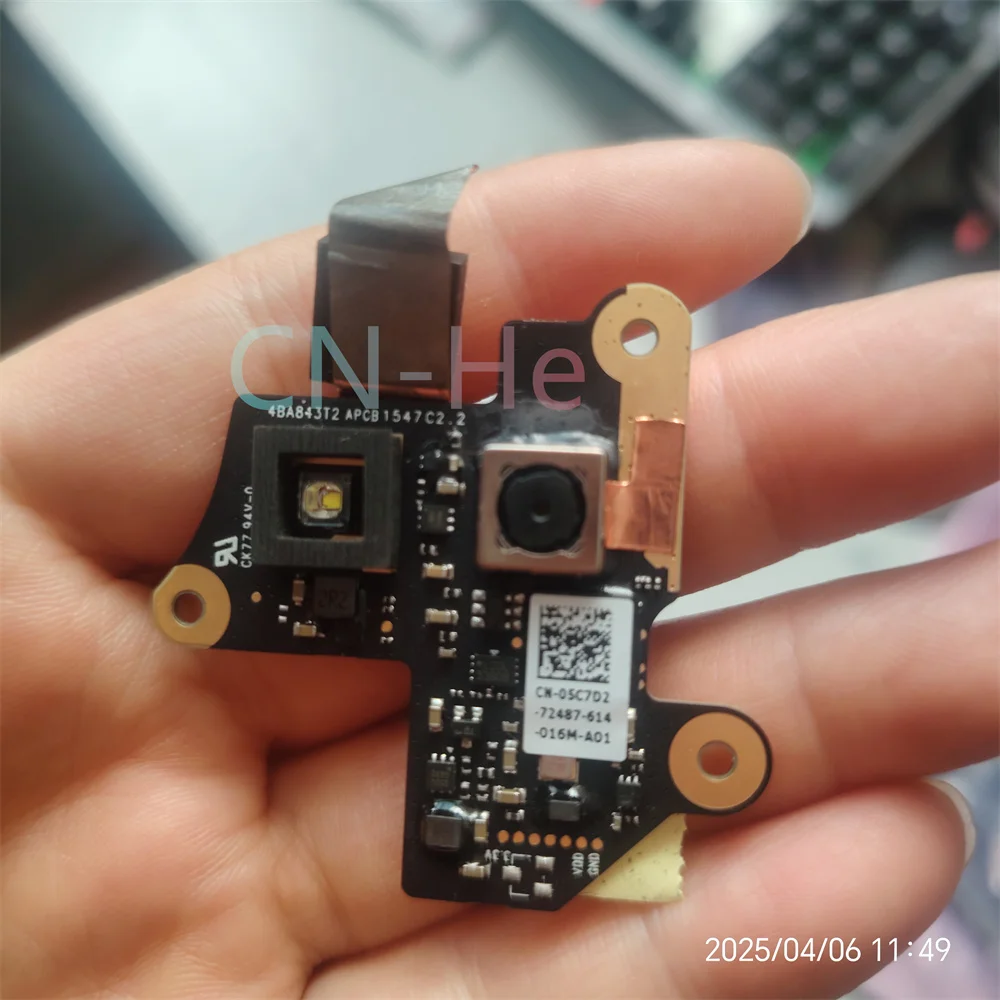 For Dell Latitude 12 Rugged Tablet (7202) Rear Facing Web Camera Module Replacement 5C7D2 Tested Fast Shipping